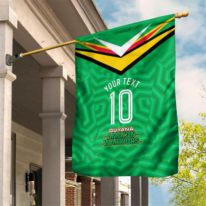 Personalized Guyana Cricket Amazon Warriors Garden Flag Tribal Warrior Mascot Fan