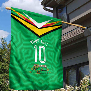 Personalized Guyana Cricket Amazon Warriors Garden Flag Tribal Warrior Mascot Fan