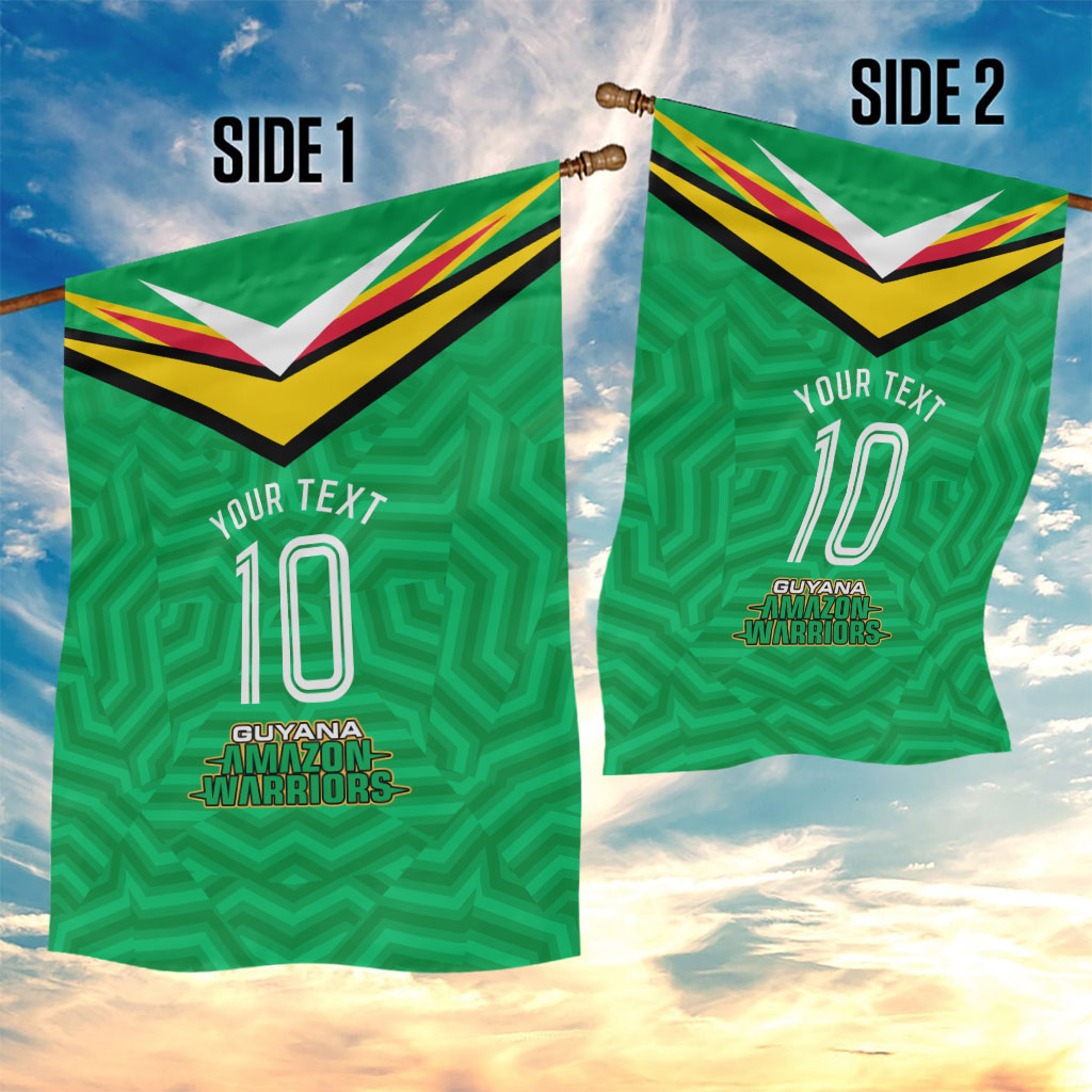 Personalized Guyana Cricket Amazon Warriors Garden Flag Tribal Warrior Mascot Fan