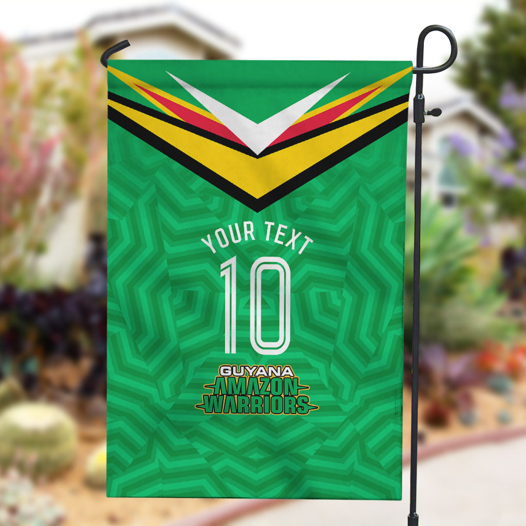 Personalized Guyana Cricket Amazon Warriors Garden Flag Tribal Warrior Mascot Fan
