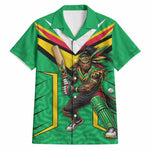 Personalized Guyana Cricket Amazon Warriors Hawaiian Shirt Tribal Warrior Mascot Fan
