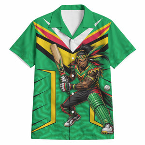Personalized Guyana Cricket Amazon Warriors Hawaiian Shirt Tribal Warrior Mascot Fan