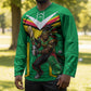 Personalized Guyana Cricket Amazon Warriors Hockey Jersey Tribal Warrior Mascot Fan