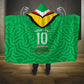 Personalized Guyana Cricket Amazon Warriors Hooded Blanket Tribal Warrior Mascot Fan