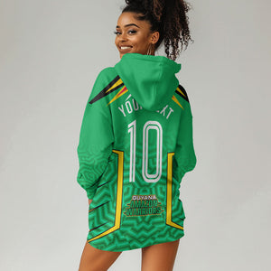 Personalized Guyana Cricket Amazon Warriors Hoodie Dress Tribal Warrior Mascot Fan
