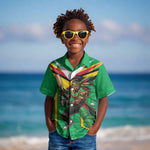 Personalized Guyana Cricket Amazon Warriors Kid Hawaiian Shirt Tribal Warrior Mascot Fan