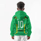 Personalized Guyana Cricket Amazon Warriors Kid Hoodie Tribal Warrior Mascot Fan