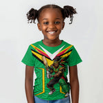Personalized Guyana Cricket Amazon Warriors Kid T shirt Tribal Warrior Mascot Fan