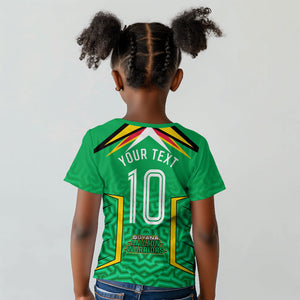 Personalized Guyana Cricket Amazon Warriors Kid T shirt Tribal Warrior Mascot Fan
