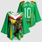Personalized Guyana Cricket Amazon Warriors Kimono Sleeve Blouse Tribal Warrior Mascot Fan