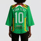 Personalized Guyana Cricket Amazon Warriors Kimono Sleeve Blouse Tribal Warrior Mascot Fan