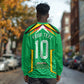 Personalized Guyana Cricket Amazon Warriors Long Sleeve Shirt Tribal Warrior Mascot Fan