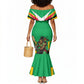Personalized Guyana Cricket Amazon Warriors Mermaid Dress Tribal Warrior Mascot Fan