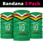 Personalized Guyana Cricket Amazon Warriors Neck Gaiter Tribal Warrior Mascot Fan