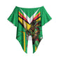 Personalized Guyana Cricket Amazon Warriors Off Shoulder Wrap Waist Top Tribal Warrior Mascot Fan