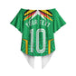 Personalized Guyana Cricket Amazon Warriors Off Shoulder Wrap Waist Top Tribal Warrior Mascot Fan