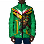Personalized Guyana Cricket Amazon Warriors Padded Jacket Tribal Warrior Mascot Fan