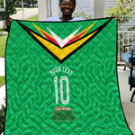 Personalized Guyana Cricket Amazon Warriors Quilt Tribal Warrior Mascot Fan