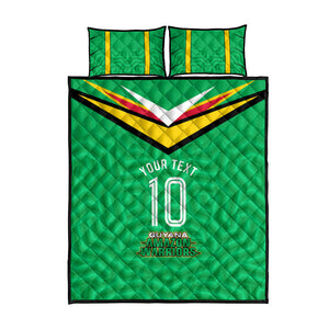 Personalized Guyana Cricket Amazon Warriors Quilt Bed Set Tribal Warrior Mascot Fan