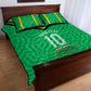 Personalized Guyana Cricket Amazon Warriors Quilt Bed Set Tribal Warrior Mascot Fan