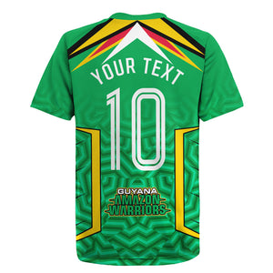 Personalized Guyana Cricket Amazon Warriors Rugby Jersey Tribal Warrior Mascot Fan