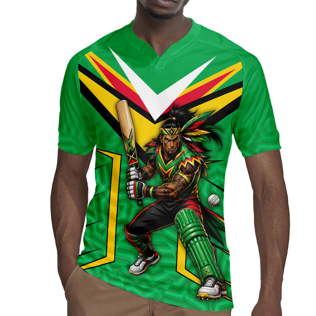 Personalized Guyana Cricket Amazon Warriors Rugby Jersey Tribal Warrior Mascot Fan