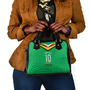 Personalized Guyana Cricket Amazon Warriors Shoulder Handbag Tribal Warrior Mascot Fan