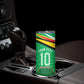 Personalized Guyana Cricket Amazon Warriors Skinny Tumbler Tribal Warrior Mascot Fan
