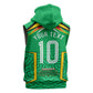 Personalized Guyana Cricket Amazon Warriors Sleeveless Hoodie Tribal Warrior Mascot Fan