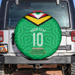 Personalized Guyana Cricket Amazon Warriors Spare Tire Cover Tribal Warrior Mascot Fan