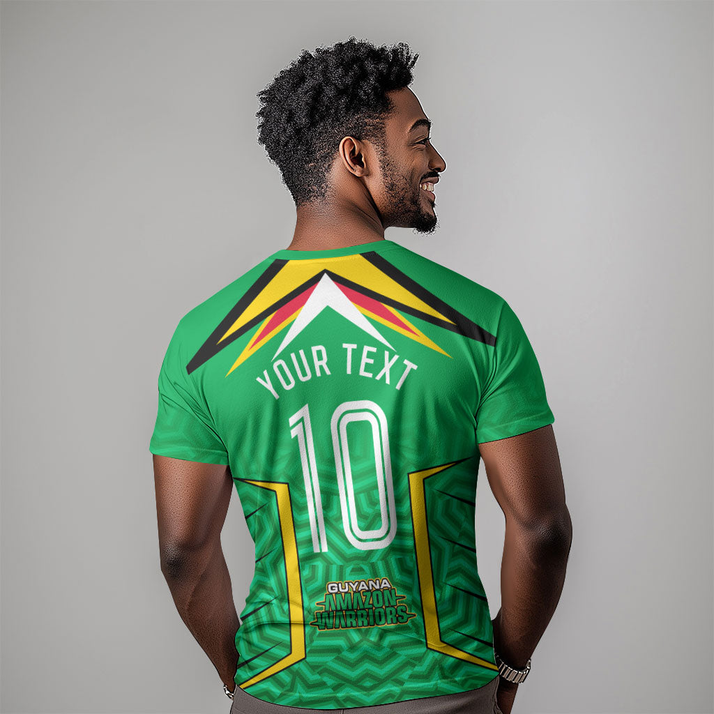 Personalized Guyana Cricket Amazon Warriors T shirt Tribal Warrior Mascot Fan