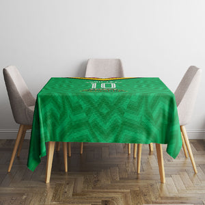 Personalized Guyana Cricket Amazon Warriors Tablecloth Tribal Warrior Mascot Fan