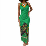 Personalized Guyana Cricket Amazon Warriors Tank Maxi Dress Tribal Warrior Mascot Fan
