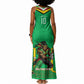 Personalized Guyana Cricket Amazon Warriors Tank Maxi Dress Tribal Warrior Mascot Fan