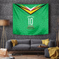 Personalized Guyana Cricket Amazon Warriors Tapestry Tribal Warrior Mascot Fan