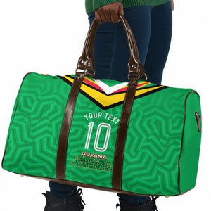 Personalized Guyana Cricket Amazon Warriors Travel Bag Tribal Warrior Mascot Fan