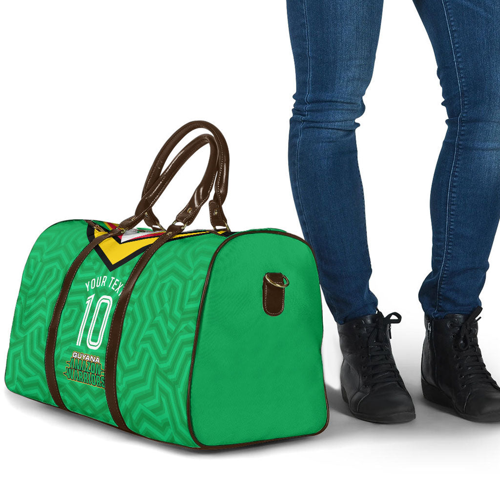 Personalized Guyana Cricket Amazon Warriors Travel Bag Tribal Warrior Mascot Fan