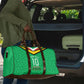 Personalized Guyana Cricket Amazon Warriors Travel Bag Tribal Warrior Mascot Fan