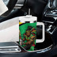 Personalized Guyana Cricket Amazon Warriors Tumbler With Handle Tribal Warrior Mascot Fan