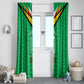 Personalized Guyana Cricket Amazon Warriors Window Curtain Tribal Warrior Mascot Fan