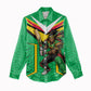 Personalized Guyana Cricket Amazon Warriors Women Casual Shirt Tribal Warrior Mascot Fan
