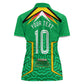 Personalized Guyana Cricket Amazon Warriors Women Polo Shirt Tribal Warrior Mascot Fan