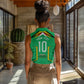 Personalized Guyana Cricket Amazon Warriors Women Sleeveless Polo Shirt Tribal Warrior Mascot Fan