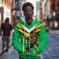 Personalized Guyana Cricket Amazon Warriors Zip Hoodie Tribal Warrior Mascot Fan