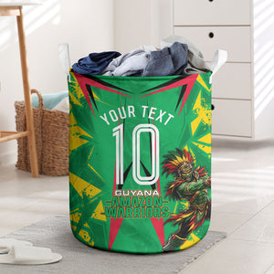 Personalized Guyana Cricket Laundry Basket Amazon Warriors Tribal Mascot Sports