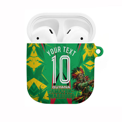 Personalized Guyana Cricket AirPods Case Amazon Warriors Tribal Mascot Sports