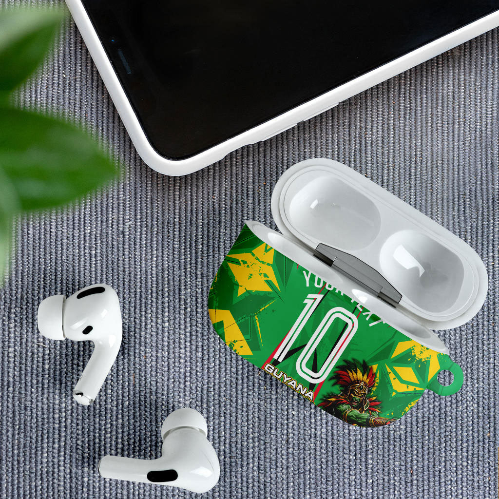 Personalized Guyana Cricket AirPods Case Amazon Warriors Tribal Mascot Sports