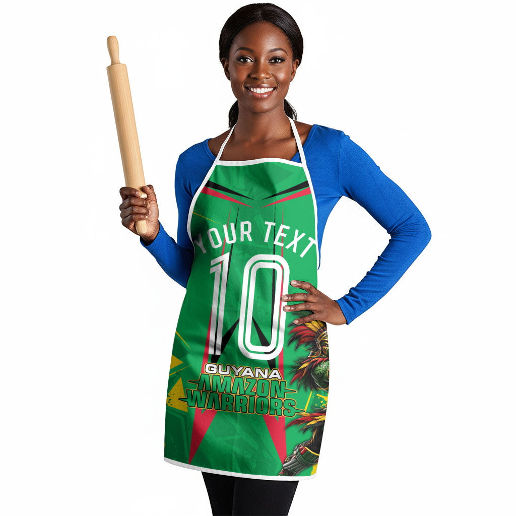 Personalized Guyana Cricket Apron Amazon Warriors Tribal Mascot Sports