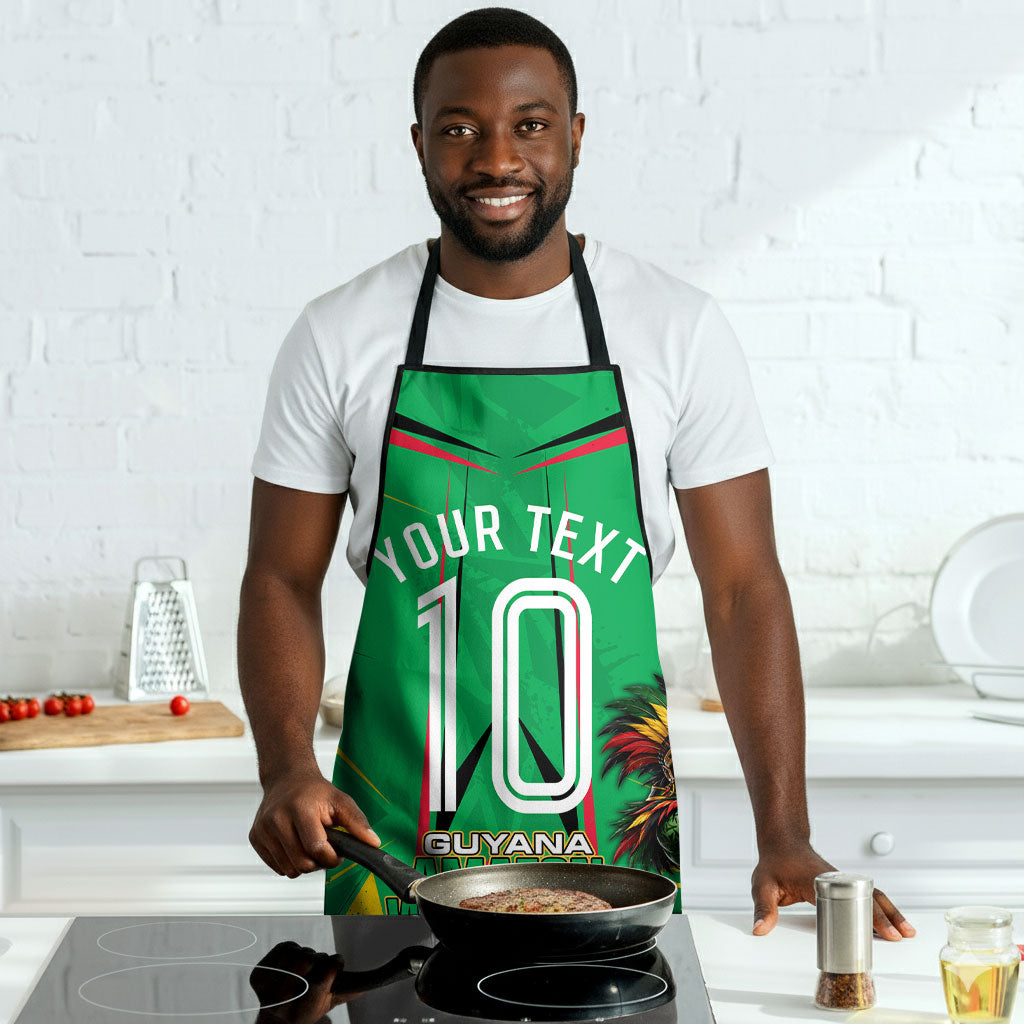 Personalized Guyana Cricket Apron Amazon Warriors Tribal Mascot Sports