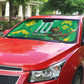 Personalized Guyana Cricket Auto Sun Shade Amazon Warriors Tribal Mascot Sports